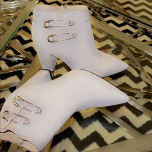 Kate Spade Gray Ankle Boots